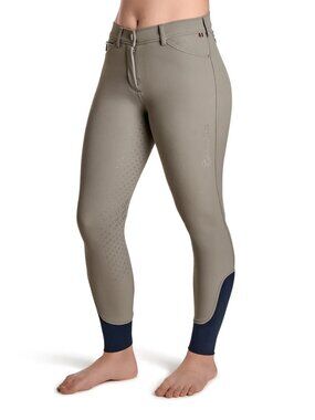 Cavallo Calima Full Grip, Mid Rise Breeches, Steel - Size 26 (EU 38)